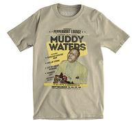 Muddy Waters Men's Peppermint Lounge T-Shirt, Beige (Sand Sand), Medium (Size:Medium)