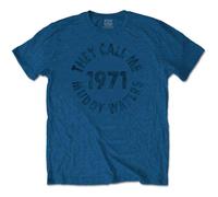 Muddy Waters Mens T-Shirt They Call Me Teal (S)