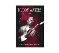 Muddy Waters Poster Canvas Poster Bedroom Decor Landscape Office Room Decor Gift 12x18inch(30x45cm)