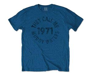 Muddy Waters - T-Shirt # Xxl Blue Unisex # They Call Me?