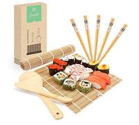 MUDEELA Bamboo Sushi Rolling Mat, Sushi Making Kit 9 Pcs