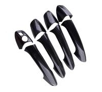 MUDESWA Car Outer Door Handle Cover Compatible with Benz GLK Class X204 2010-2015 for CLA Class W117 2014 2015 Car Outside Exterior Comfort Access Door Handles Covers