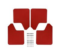 Mudflap Fender Flares For Civic For Type R For Type-R For Type-S GX For Mugen Si EK9 EP3 FD2 FN2 RR RC GT FK2 FK8 Mud Flaps Mudflaps Splash Guards Mudguards Mud Flaps Car(4pcs-set Red)