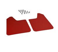 Mudflaps Mudguard Mud Flaps Splash Guards For For Fiesta ST ST150 ST180 ST200 ST-LINE 500 ST500 Qty4 Zetec S Ghia XR4 RS Mudflaps(2pcs-set Red)