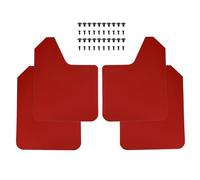 Mudflaps Mudguard Mud Flaps Splash Guards For For Fiesta ST ST150 ST180 ST200 ST-LINE 500 ST500 Qty4 Zetec S Ghia XR4 RS Mudflaps(4 Pcs-set Red)