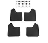 Mudflaps Mudguard Mud Flaps Splash Guards For For Fiesta ST ST150 ST180 ST200 ST-LINE 500 ST500 Qty4 Zetec S Ghia XR4 RS Mudflaps(4pcs-set Black)