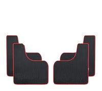 Mudflaps Set Black Dirt Trap For Car SUV Off Road Truck Auto Accessories Universal Mudguard Front Rear Wheels Mud Flaps PP Splash Fender Guards(4pcs Red)