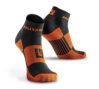 MudGear Trail Running Socks - 2 Pair Pack Medium Black/Orange