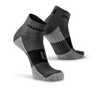 MudGear Trail Running Socks - 2 Pair Pack Medium Gray/Black