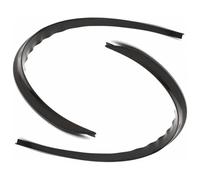 Mudguard 2Pcs Car Anti-Scratch Strip Moulding Universal Carbon Fiber Wheel Eyebrow Strip Arch Trim Fender Flare Protector Sticker(Rubber)