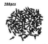 Mudguard Clip Body Rivet Set for ATV UTV Frames, Nylon Black 15mm Head 8mm Stem, For Easy Install Replacement Compatible with For Polaris For Sportsman For Ranger