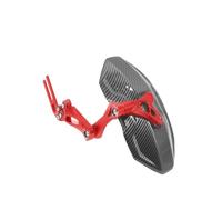 Mudguard Extender Motorcycle And Electric Bike Little No. 9 Rear Mudguard Third-generation Universal Carbon Fiber Pattern Water Transfer Pri(4)