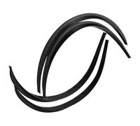 Mudguard Eyebrow Lip Anti-scratch Strip Sticker Mud Flaps Guard Trim 4PCS Car Truck Body Fender Flare Rubber Wheel Arches 9566565562(Carbon Fiber)