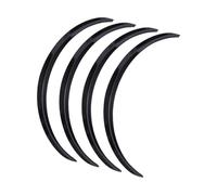 Mudguard For Benz A B C E S Class CLA GLK CLS Universal Car Wheel Mudguard Eyebrow Fender Flares Stickers Arches 73cm/29''(Glossy Black)