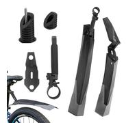 Mudguard for Cycling - Front and Rear Mudguard, Adjustable Spoilers Full Coverage Anti Splash Water and Mud Protection Front Rear Wheels for Electric Bikes Unisex