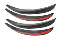 Mudguard For N&issan Wheel Arch Fender Cover 34cm Carbon Fiber Car Styling Fender Flares Arch Wheel Eyebrow Protector Rubber(4pcs)