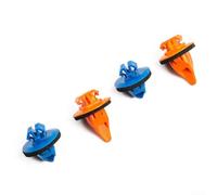 Mudguard Holder Clips 16.5 mm Head for Toyota for Rav4 Mudguard | 38 piece set, 26 blue and 12 orange clips, fits bumpers and doors