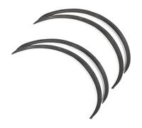 Mudguards For B&MW 1 3 4 5 7 Series X1 X3 X4 X5 X6 Car Wheel Eyebrow Arch Trim Lips Strip Fender Flares Car Wheel Arches Mudguard(Carbon Fiber Black)