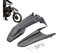 Mudguards Replacement,Protective Universal Carbon Fiber Portable Guard,Motocross Carbon Fiber Textured Mudguards - for Outdoor Outside Bike Riding Motocross Motorcycles Driveway Fixing Repair