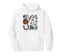 Mudlark Tidal Flat Silhouette River Archaeology Hobby Pullover Hoodie
