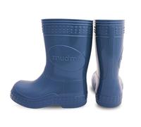 mudme Children's Wellington Boots - Lightweight Waterproof Rain Boots with Cotton Inner Sock - Barefoot Wellington Boots for Boys & Girls - Baby - EU 19-30, Midnight Sky, 2.5/3.5 UK Child