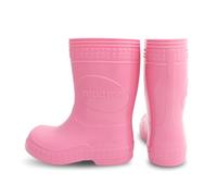 mudme Children's Wellington Boots - Lightweight Waterproof Rain Boots with Cotton Inner Sock - Barefoot Wellington Boots for Boys & Girls - Baby - EU 19-30, Bubble Gum, 2.5/3.5 UK Child