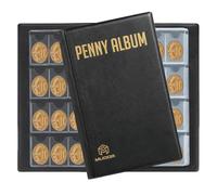 Mudor Pressed Penny Collecting Book Album - Holds 160 Coins, Pressed Penny Holder for Collectors