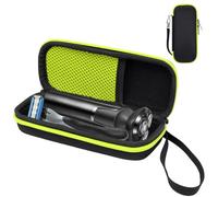 Mudoulu Hard EVA Travel Shaver Case for Phillips One Blade,Waterproof Carrying Trimmer Case Hard Razor Storage for One Blade Attachments Electric Trimmer and Shaver Protective Storage for Men Yellow