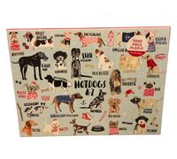 Mudpuppy 1000pc Hot Dogs Alphabet Jigsaw Puzzle - Family Gift Eco Friendly UK