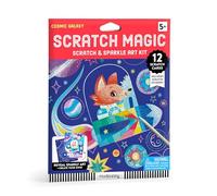 Mudpuppy Cosmic Space Scratch Magic! - Scratch & Sparkle Art Activity Kit Featuring Fun Illustrations of Outer Space for Children Ages 5 and Up