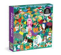 Mudpuppy Doggone Days - 500 Piece Family Puzzle with Colorful and Fun Illustrations of A Busy Dog Park Scene for Children Ages 8 and Up