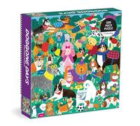 Mudpuppy Doggone Days - 500 Piece Family Puzzle with Colorful and Fun Illustrations of A Busy Dog Park Scene for Children Ages 8 and Up