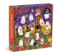 Mudpuppy Ghostly Gathering! - 500 Piece Family Jigsaw Puzzle With Colorful And Fun Illustrations of Ghosts Getting Ready For Halloween For Children Ages 8 And Up
