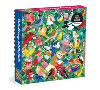 Mudpuppy Happy Bird Day 500 Piece Family Jigsaw Puzzle With Colorful And Fun Il