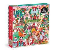 Mudpuppy Merry Catmas! - 500 Piece Family Jigsaw Puzzle With Colorful And Fun Illustrations of Christmas Themed Cats For Children Ages 8 And Up