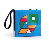 Mudpuppy My First Shapes - Colorful Frank Lloyd Wright Themed Early Development Crinkle Fabric Stroller Book for Toddlers and Babies