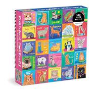 Mudpuppy Purr-fect Portraits! - 500 Piece Family Jigsaw Puzzle With Colorful And Fun Illustrations of A Variety Of Cats For Children Ages 8 And Up