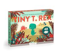Mudpuppy Tiny T.Rex - 48 Piece Puzzle with Colorful and Fun Illustrations of Tiny T-Rex Dinosaur for Children Ages 3 and Up