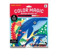 Mudpuppy Under The Sea Color Magic Water-Reveal Kit Kit Book Mudpuppy Multicolor