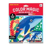 Mudpuppy Under The Sea - Color Magic Water Reveal Kit with Illustrations of Ocean Creatures for Children Ages 2 and Up
