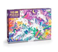 Mudpuppy Unicorn Magic - 100 Piece Jigsaw Puzzle With Colorful And Fun Illustrations of Sparkling Unicorns For Children Ages 5 And Up