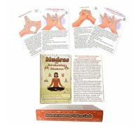 Mudra Cards For Awakening Chakras, Healing & Transformation - 36 Pcs contain 72 Hand Gesture, Affirmation Cards, Anxiety Relief & Mental Health Mindfulness Deck, Self Care Gift For Women & Adults