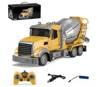 Mudsterz Command The Site Conquer The Dirt, Mudsterz Trucks, 2.4ghz Remote Control Construction Vehicle Set, Alloy Material,with Cool Lights and Sounds, For Boys Birthday Gift (#i)