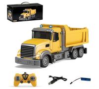Mudsterz Command The Site Conquer The Dirt, Mudsterz Trucks, 2.4ghz Remote Control Construction Vehicle Set, Alloy Material,with Cool Lights and Sounds, For Boys Birthday Gift (#h)