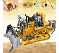 Mudsterz Excavator, 2025 New Mudsterz Trucks Command The Site Conquer The Dirt, 360 Rotation Remote Control Excavators with Cool Lights and Sounds, RC Trucks and Dump Truck Set for People (F)