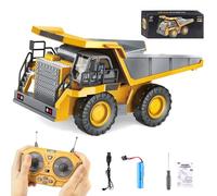 Mudsterz Excavator Command the Site Conquer the Dirt, 2.4ghz Remote, Alloy Material, Mudst-Erz Trucks, Rc Excavator with Cool Lights Sounds, Remote Control Excavators, Rc Construction Vehicles (#B)