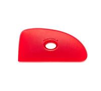 Mudtools Polymer Rib Red Size 4 Very Soft - Triple Radius - Ceramics, Pottery, Clay - R4