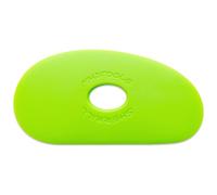 MudTools Shape 1 Polymer Rib for Pottery and Clay Artists, Green Color, Firm Flexibility (G1)