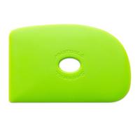 Mudtools Shape 2 Polymer Rib, Green Medium - Throwing Pottery Tool | A workhorse for throwing, smoothing and compressing clay; handbuilding and sculpting too; made in the USA; colour code G2