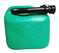 MUDZSAL 5L Jerry Can for Petrol with Spout, Emergency Backup Fuel Storage for Cars, Motorcycles, Vans - Green